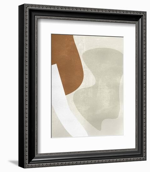 Beige Stucture II-Melissa Wang-Framed Premium Giclee Print