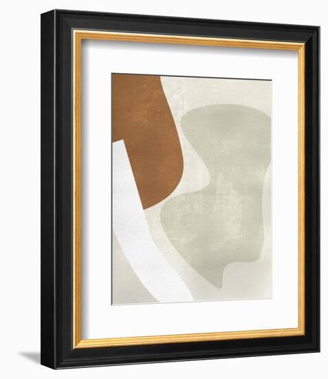 Beige Stucture II-Melissa Wang-Framed Premium Giclee Print