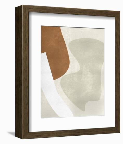 Beige Stucture II-Melissa Wang-Framed Premium Giclee Print