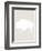 Beige White Buffalo-Jetty Printables-Framed Art Print