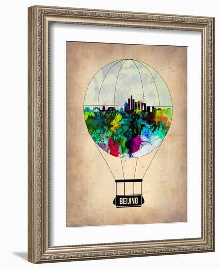 Beijing Air Balloon-NaxArt-Framed Art Print