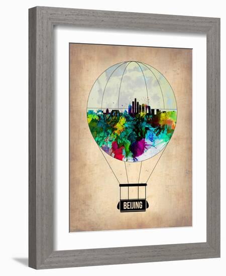 Beijing Air Balloon-NaxArt-Framed Art Print