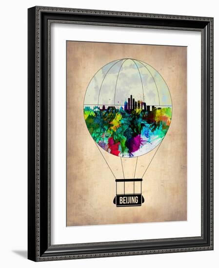 Beijing Air Balloon-NaxArt-Framed Art Print