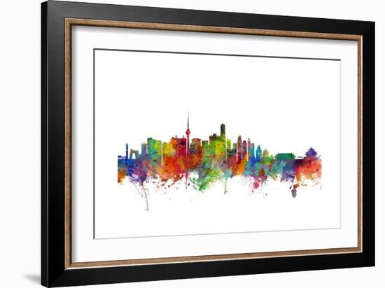 Beijing China Skyline-Michael Tompsett-Framed Art Print