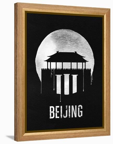 Beijing Landmark Black-null-Framed Stretched Canvas