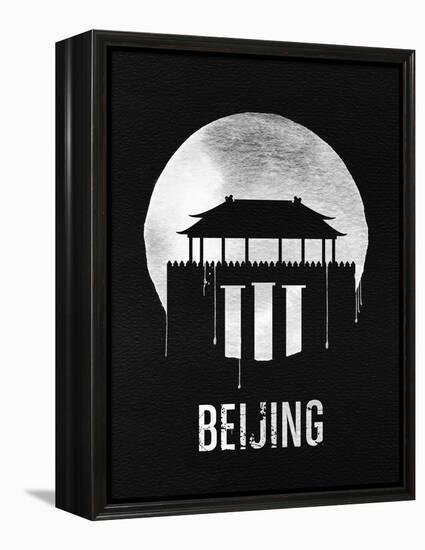 Beijing Landmark Black-null-Framed Stretched Canvas