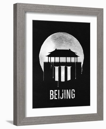 Beijing Landmark Black-null-Framed Art Print