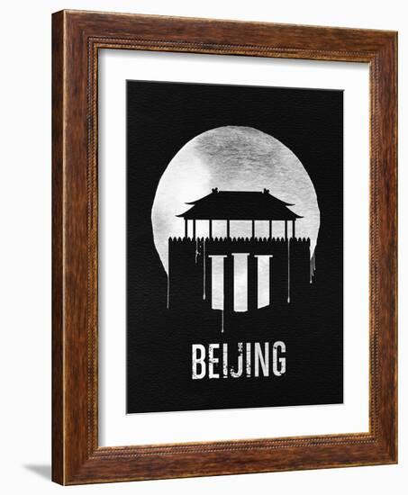 Beijing Landmark Black-null-Framed Art Print