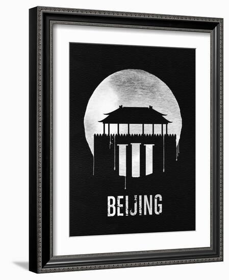 Beijing Landmark Black-null-Framed Art Print