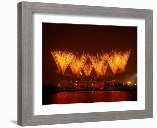 Beijing Olympics Closing Ceremony, Bird's Nest, Beijing, China-null-Framed Photographic Print