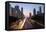 Beijing Skyline at Dusk-Liang Zhang-Framed Premier Image Canvas