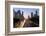 Beijing Skyline at Dusk-Liang Zhang-Framed Photographic Print