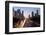 Beijing Skyline at Dusk-Liang Zhang-Framed Photographic Print