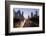 Beijing Skyline at Dusk-Liang Zhang-Framed Photographic Print