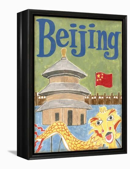 Beijing-Megan Meagher-Framed Stretched Canvas