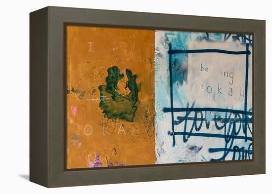 Being Ok I-Kent Youngstrom-Framed Stretched Canvas