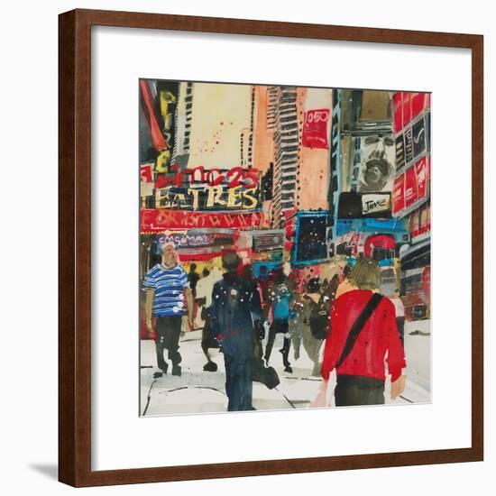 Being Part - New York-Susan Brown-Framed Giclee Print