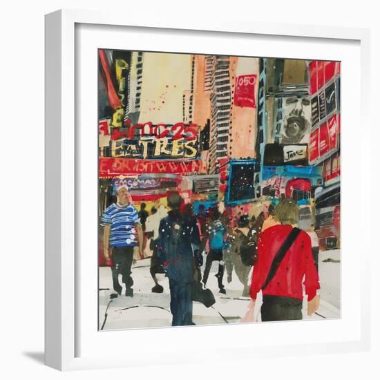 Being Part - New York-Susan Brown-Framed Giclee Print