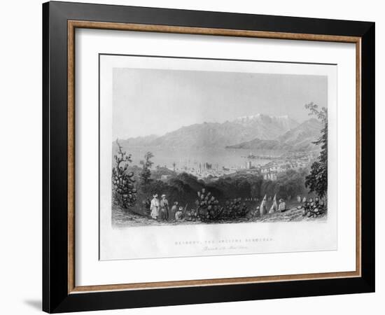 Beirout, the Ancient Berothah, Syria, 1841-James B Allen-Framed Giclee Print