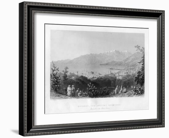 Beirout, the Ancient Berothah, Syria, 1841-James B Allen-Framed Giclee Print