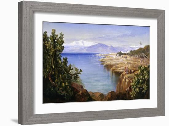 Beirut and Mount Lebanon-Edward Lear-Framed Giclee Print