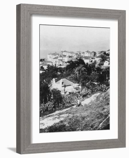 Beirut from the American College, Lebanon, C1927-C1931-null-Framed Giclee Print