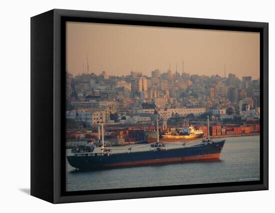 Beirut Harbour, Lebanon, Middle East-I Vanderharst-Framed Premier Image Canvas