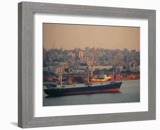 Beirut Harbour, Lebanon, Middle East-I Vanderharst-Framed Photographic Print