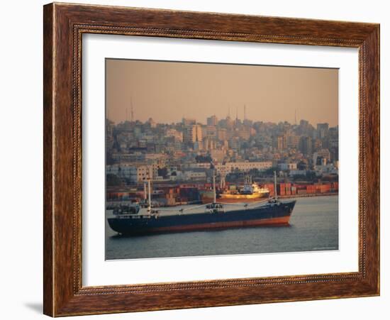 Beirut Harbour, Lebanon, Middle East-I Vanderharst-Framed Photographic Print