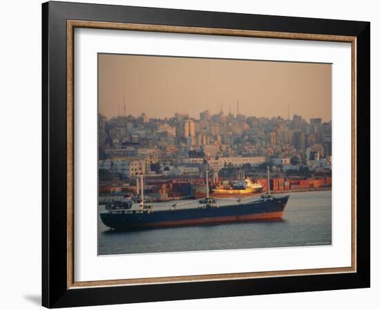 Beirut Harbour, Lebanon, Middle East-I Vanderharst-Framed Photographic Print