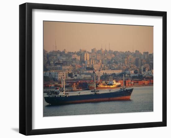 Beirut Harbour, Lebanon, Middle East-I Vanderharst-Framed Photographic Print