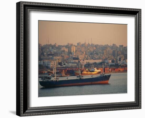 Beirut Harbour, Lebanon, Middle East-I Vanderharst-Framed Photographic Print