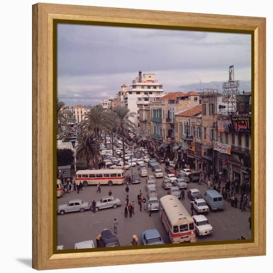 Beirut in 1971-null-Framed Premier Image Canvas