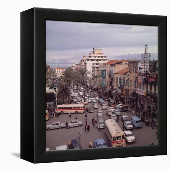Beirut in 1971-null-Framed Premier Image Canvas