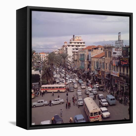 Beirut in 1971-null-Framed Premier Image Canvas