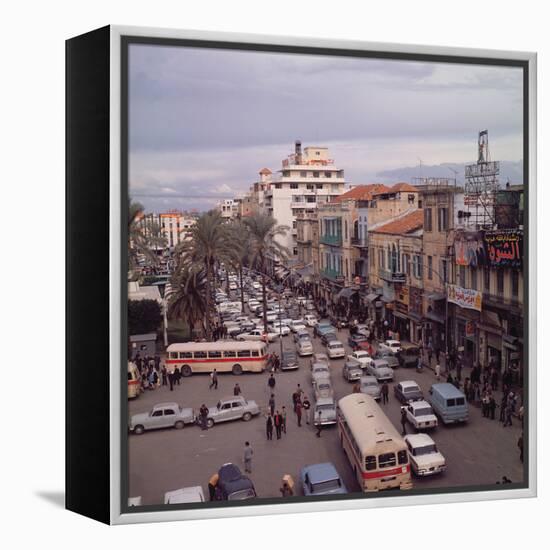 Beirut in 1971-null-Framed Premier Image Canvas