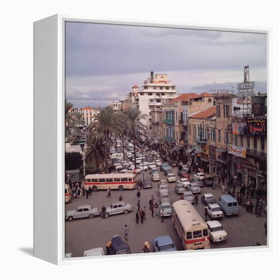 Beirut in 1971-null-Framed Premier Image Canvas