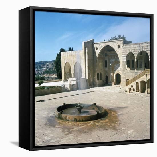 Beit el Dine, the palace built by the Emir Bashir Chehab II-Werner Forman-Framed Premier Image Canvas