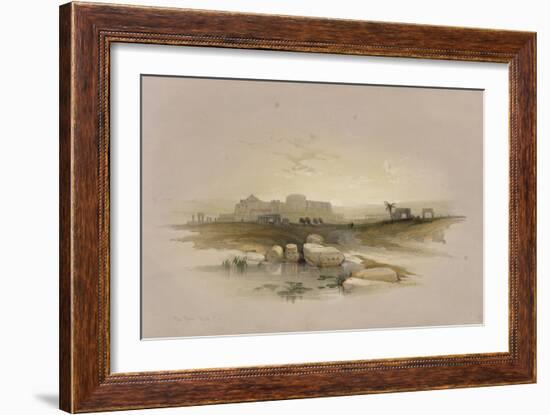 Beit Jibrin, from 'The Holy Land', Engraved by Louis Haghe (1806-85), 1839-David Roberts-Framed Giclee Print