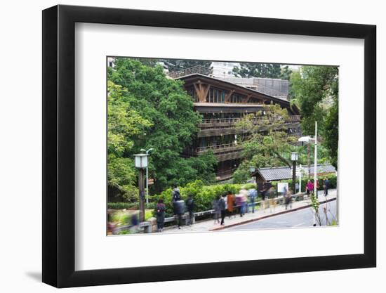 Beitou Wooden Library, Taipei, Taiwan, Asia-Christian Kober-Framed Photographic Print