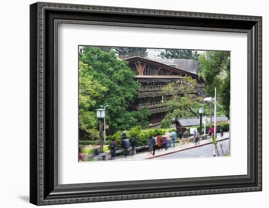 Beitou Wooden Library, Taipei, Taiwan, Asia-Christian Kober-Framed Photographic Print