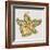 Bejeweled Flower-Continental School -Framed Premium Giclee Print