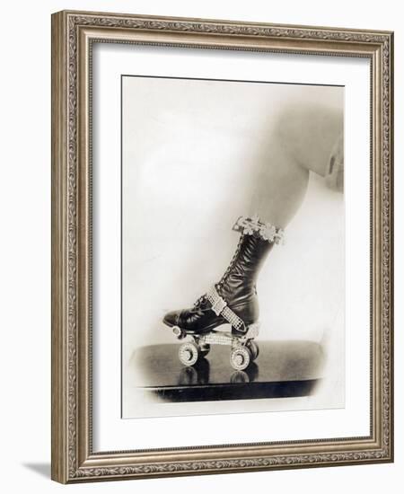 Bejeweled Roller Skate, 1920-Science Source-Framed Giclee Print