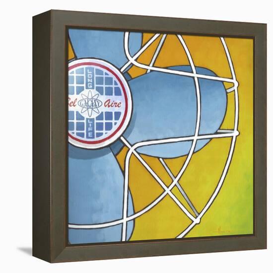 Bel-Aire Fan - Orange-Larry Hunter-Framed Premier Image Canvas