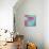 Bel-Aire Fan - Pink on Turquoise-Larry Hunter-Mounted Giclee Print displayed on a wall