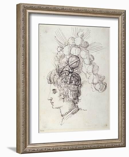 Bel-Anna, Queen of the Sea, C.1609-Inigo Jones-Framed Giclee Print