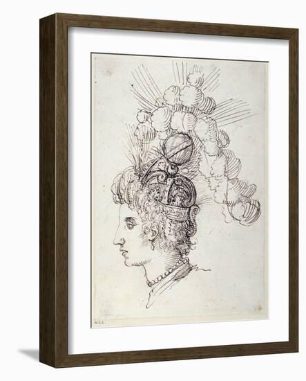 Bel-Anna, Queen of the Sea, C.1609-Inigo Jones-Framed Giclee Print