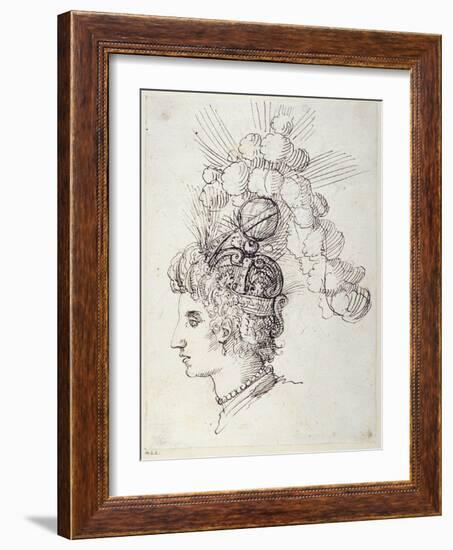 Bel-Anna, Queen of the Sea, C.1609-Inigo Jones-Framed Giclee Print