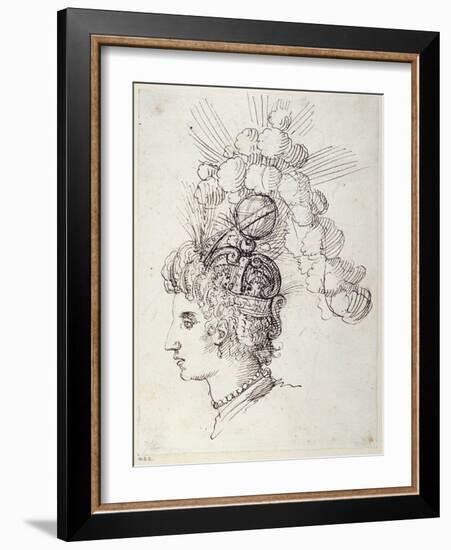 Bel-Anna, Queen of the Sea, C.1609-Inigo Jones-Framed Giclee Print