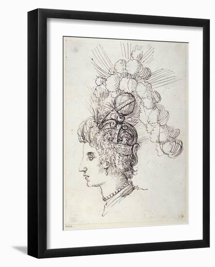 Bel-Anna, Queen of the Sea, C.1609-Inigo Jones-Framed Giclee Print